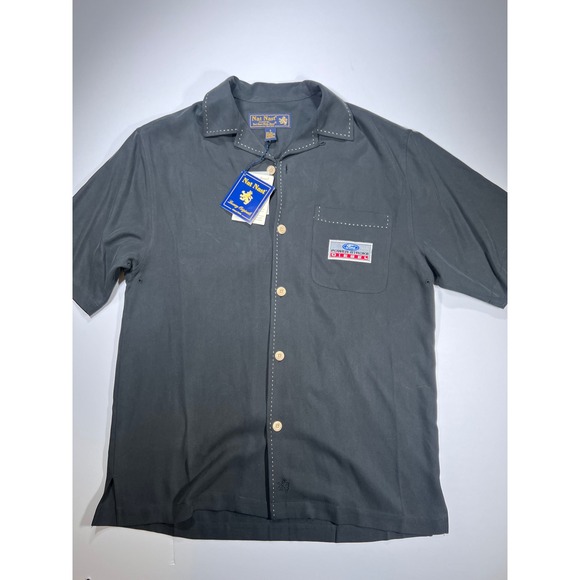 Nat Nast Other - Nat Nast Ford Power Stroke Diesel Shirt Mens S Black Silk Embroidered Camp New